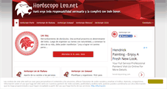 Desktop Screenshot of horoscopoleo.net